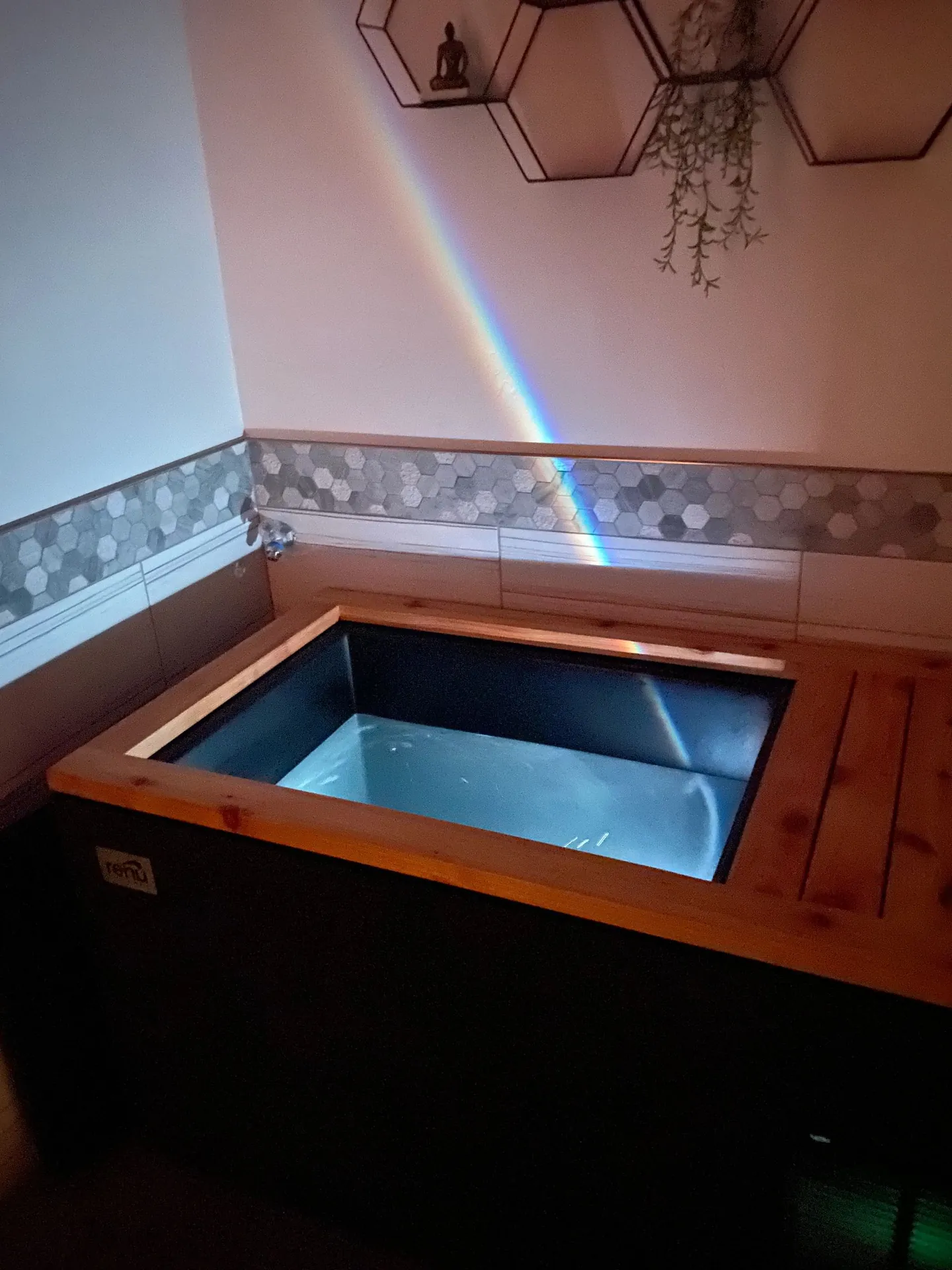 Private cold plunge tub at Durango Spine + Sport's recovery suite